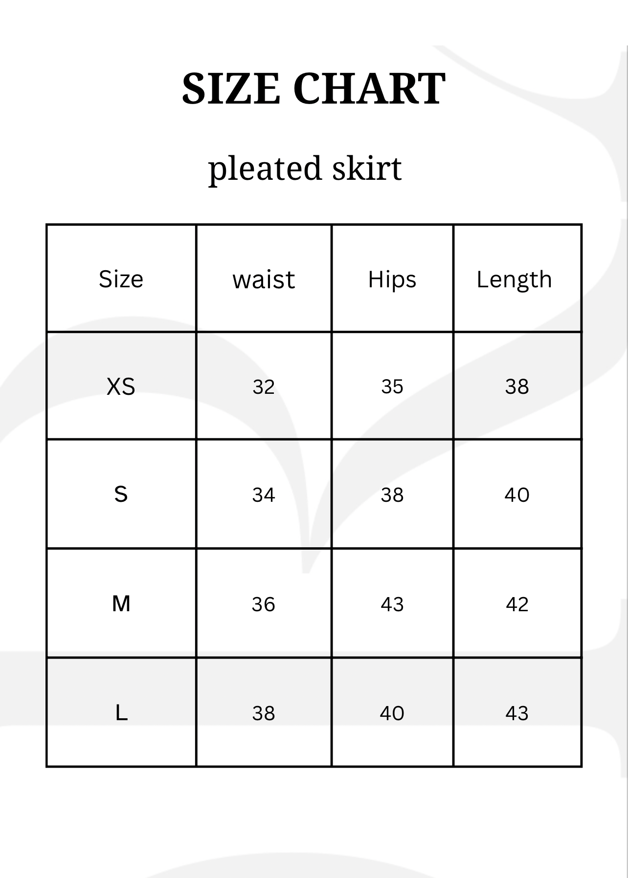 Pleated Skirt-black
